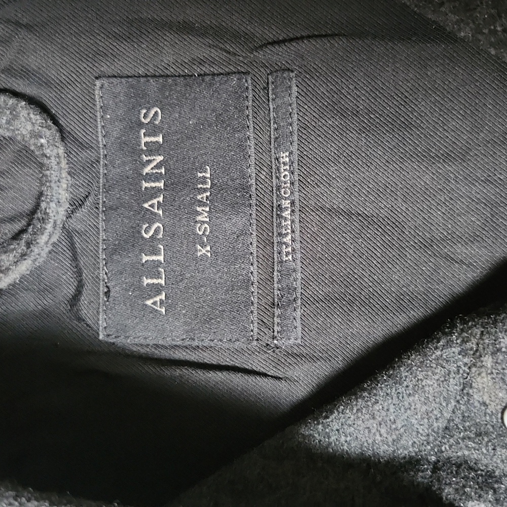 RARE Vintage All Saints Dark Camo Wool Jacket - Picture 2 of 10